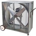 Triangle Engineering 36" 1 Speed 3/4 HP 230/460V 3-Phase Open Drip Proof Motor Belt Drive Box Fan PVI3614-X